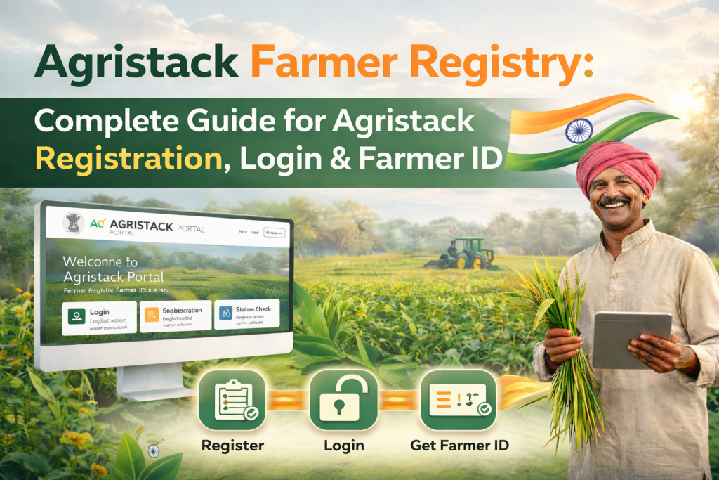 Agristack Farmer Registry Complete Guide for Agristack Registration, Login & Farmer ID Agristack Farmer Registry Complete Guide for Agristack Registration, Login & Farmer ID