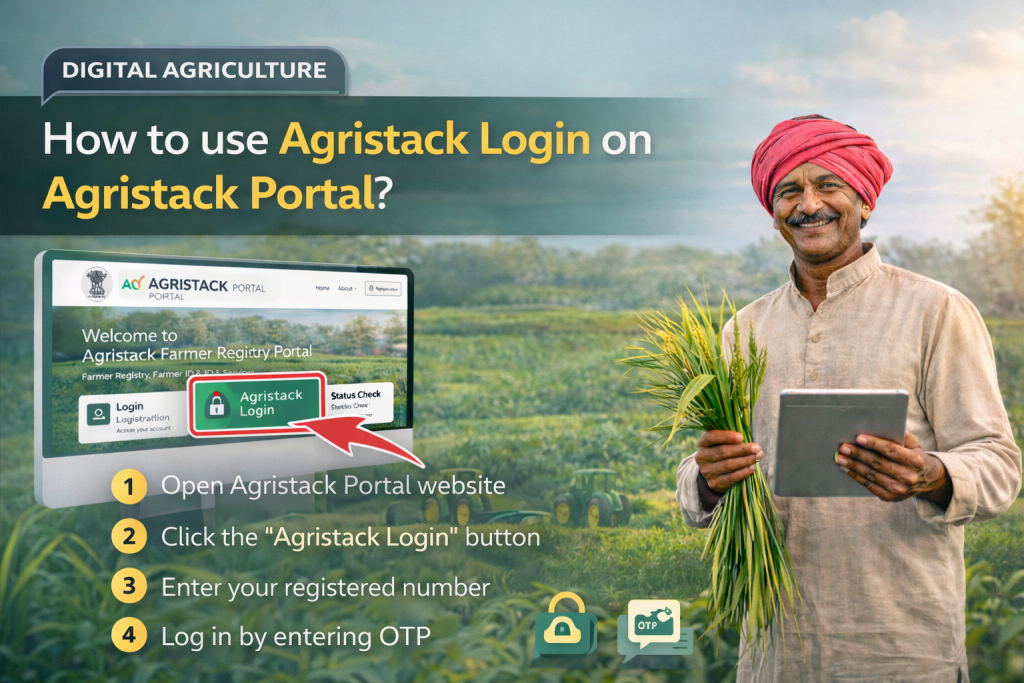 How to use Agristack Login on Agristack Portal How to use Agristack Login on Agristack Portal