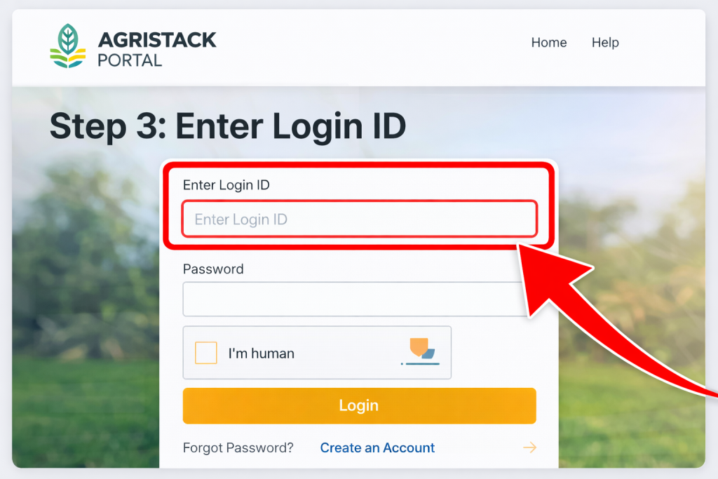 Step 3 Enter Login ID Step 3 Enter Login ID