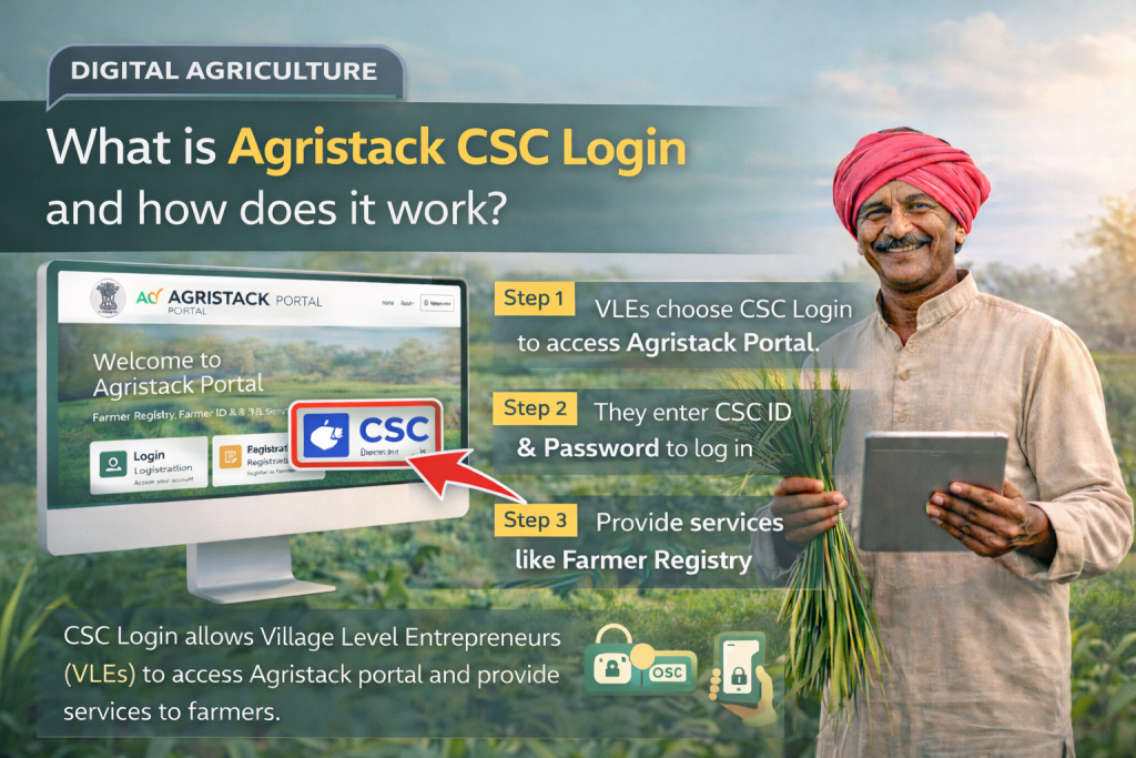 What is Agristack CSC Login and how does it work What is Agristack CSC Login and how does it work